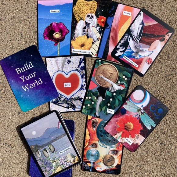 Build Your World Oracle Deck by Artist Lillian Connelly Tarot Divination Cards - Picture 3 of 4